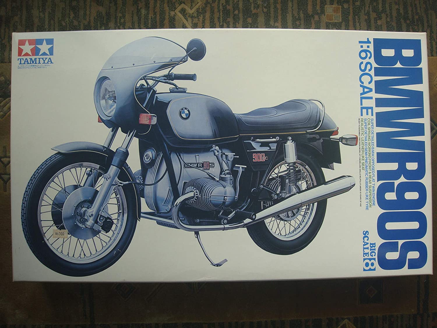 Japan Tamiya 1/12 Motorcycle Series No.13 Suzuki RM250 Motocrosser Plastic Mode 