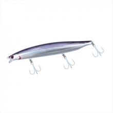 Daiwa Seabass Lure Shoreline Shiner Z Vertis R 140S-SSR Adel Half Transparent Back Black