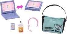 Takara Tomy "Licca-chan LG-11 Anytime Remote Computer & Smartphone Set" Dress-up Doll Play Toy Ages 3 and Up Passed Toy Safety Standards ST Mark Certified Licca TAKARA TOMY