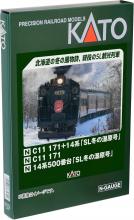 KATO N gauge C11 171 + 14 series 500 series "Steam Locomotive Winter Wetlands" 6-car set Special product 10-1958 Railway model Steam locomotive