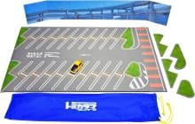 TOMYTEC Tomicarama Vintage 1/64 15a Daikoku Parking Area Mat D (LV-N Honda Civic Type R included) Rubber Mat + ABS Resin and Acrylic Accessory Set (Painted, Partially Assembled) + Die-cast Miniature Car 339687