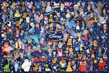 EPOCH 1000-piece jigsaw puzzle, Disney puzzle decoration collage, Disney -Symphony of Stars- (50 x 75 cm), 97-710s. Includes glue, spatula, and decoration stickers.