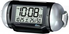 Seiko Clock Table Clock Alarm Clock Radio Digital Loud Volume PYXIS 01: Black Metallic Body Size: 9.8 x 22.2. x 12.5cm BC401K