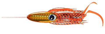 REAL FISHER Lures Saltwater Squid lure 120g Red Gold