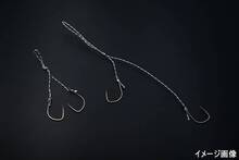 Jackall Lure Saltwater Ranbu Binbin Switch Spare Rubber Hook Set #9/#9 Orange & Black/Gold Set (2 SET) (t)