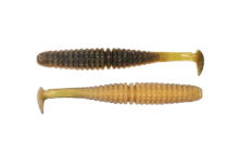 ISSEI Lures Bass Caramel Shad 2.6 pulgadas #72 AK Shad (Oro) (t)