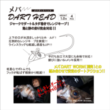 RUDIES Lure Saltwater Meba DART HEAD 1.3g