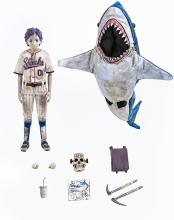 FigZero Dorohedoro Ebisu (Peace Sharks Mascot Version) 1/6 Scale ABS & PVC & POM (Cloth Outfit) Painted Movable Figure with Magnets