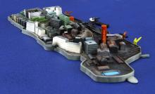 FUJIMI 1/3000 Collecting Gunkan Series No.99 Gunkanjima (Hatashima) Plastic Model Gunkan 99